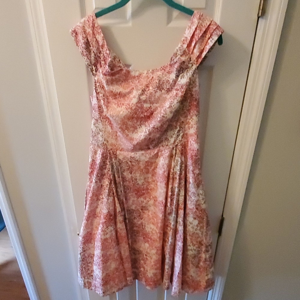 Modcloth Emily and fin off shoulder dress,